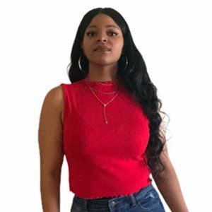 PANTS - Ribbed sleeveless Top